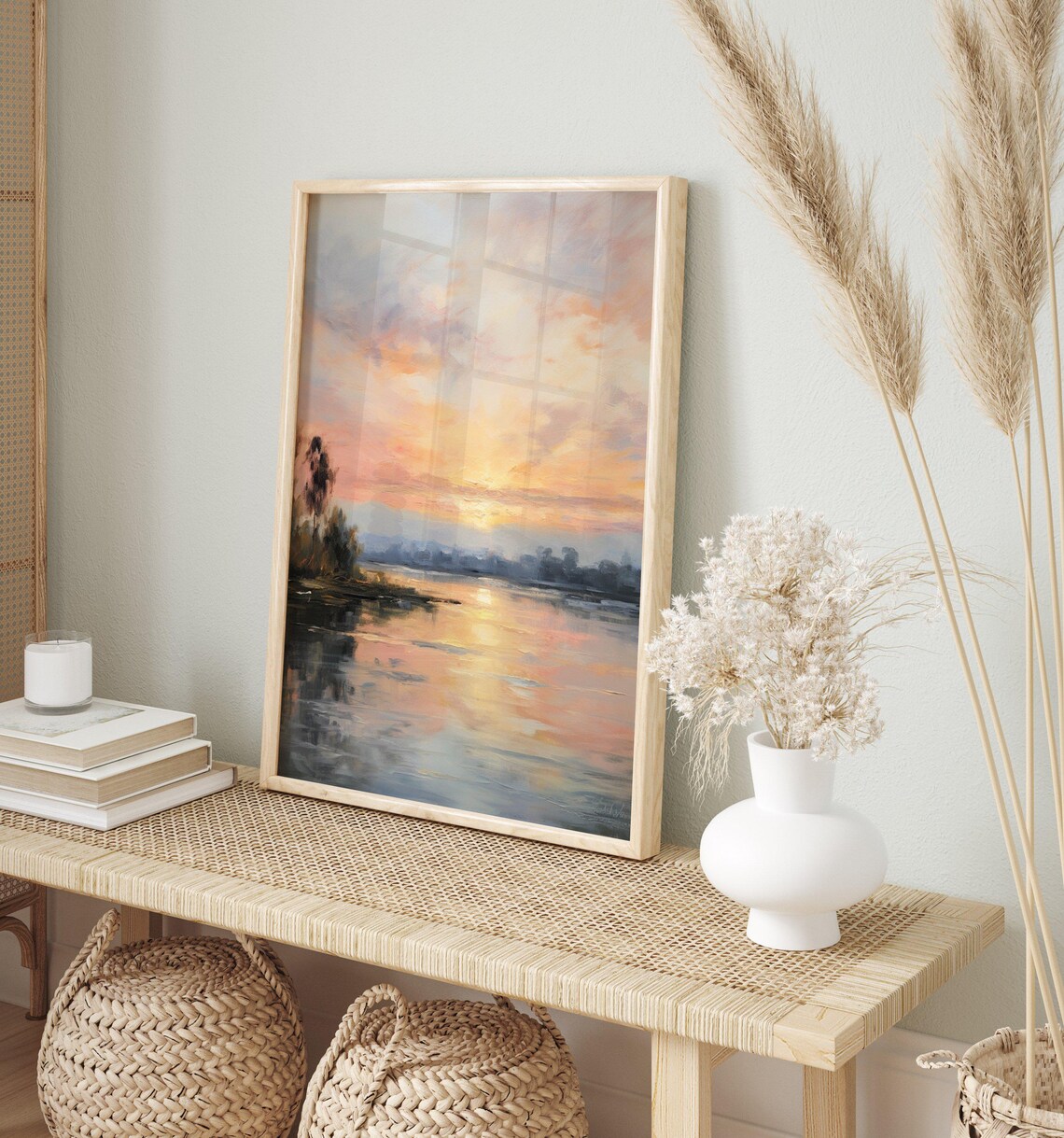 Rhne River Vintage French Countryside Art Print - Image 2