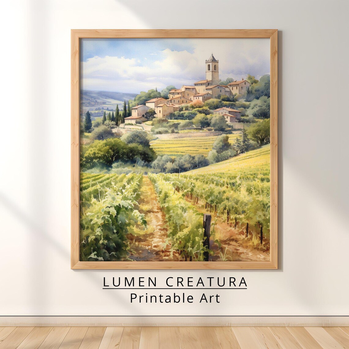Vineyards Decor, Farmhouse Vintage French Countryside