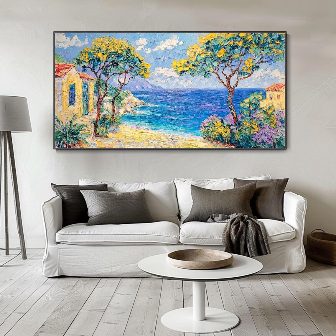 Matisse-Style Mediterranean Seascape Art Print - Image 4