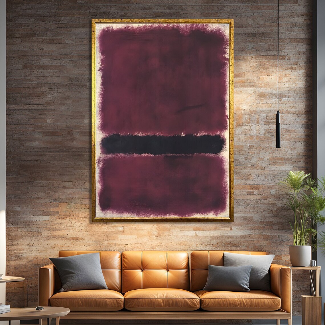 Mark Rothko Style Abstract, Sophisticated Modern Decor