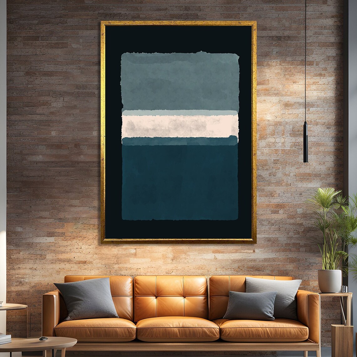 Mark Rokhto Minimalist Abstract Art, Modern Decor