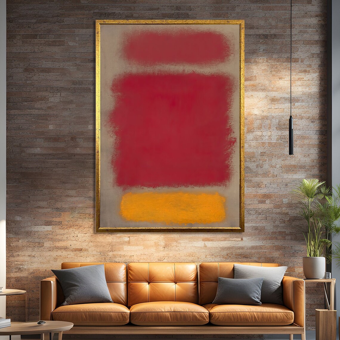Mark Rothko Style Abstract Art Print, Modern Decor