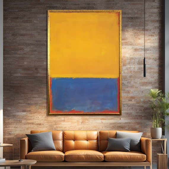 Mark Rothko Style Abstract Art Print