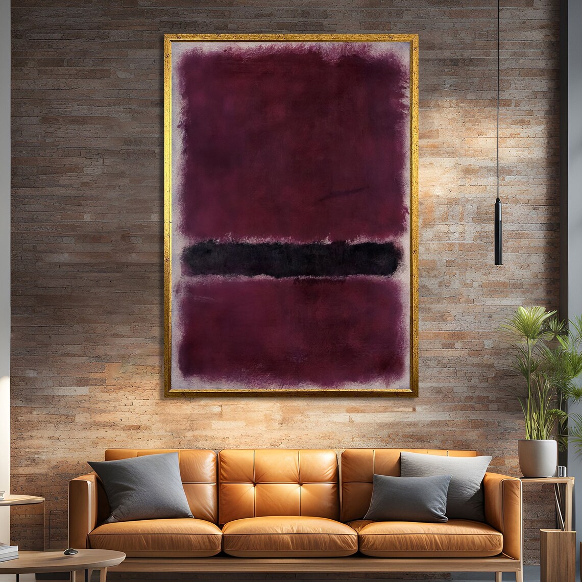 Rothko Inspired Abstract Art, Contemporary Decor