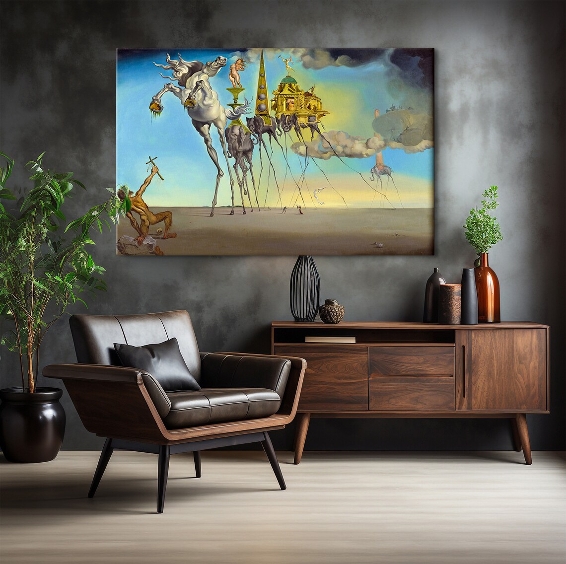 Salvador Dali The Temptation Of St Anthony Poster - Image 3