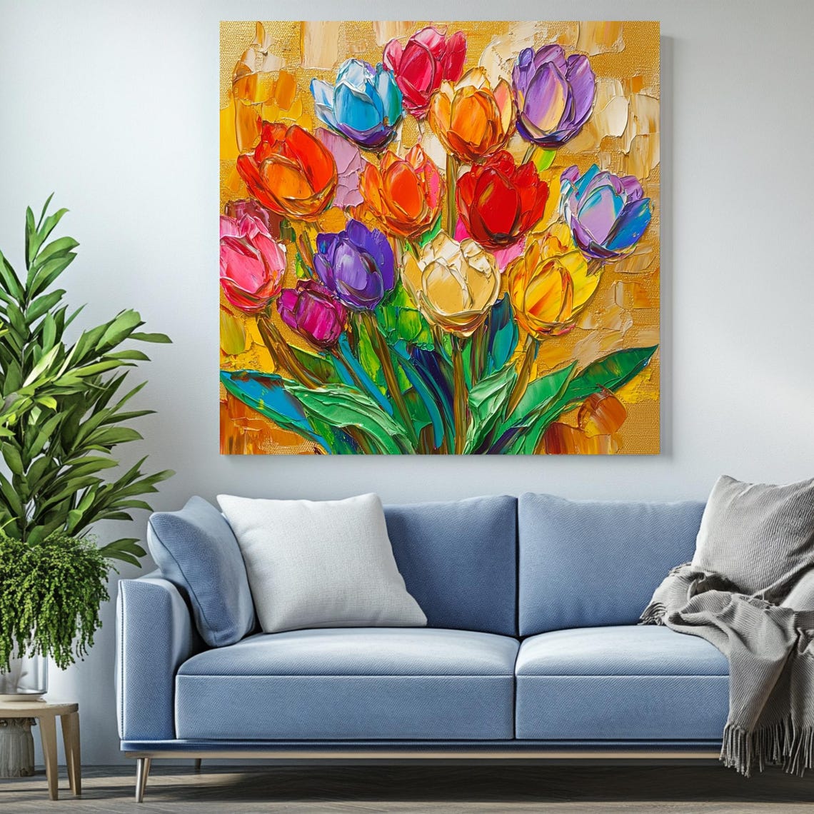 Tulip Print Poster, Botanical Wall Art Print - Image 2