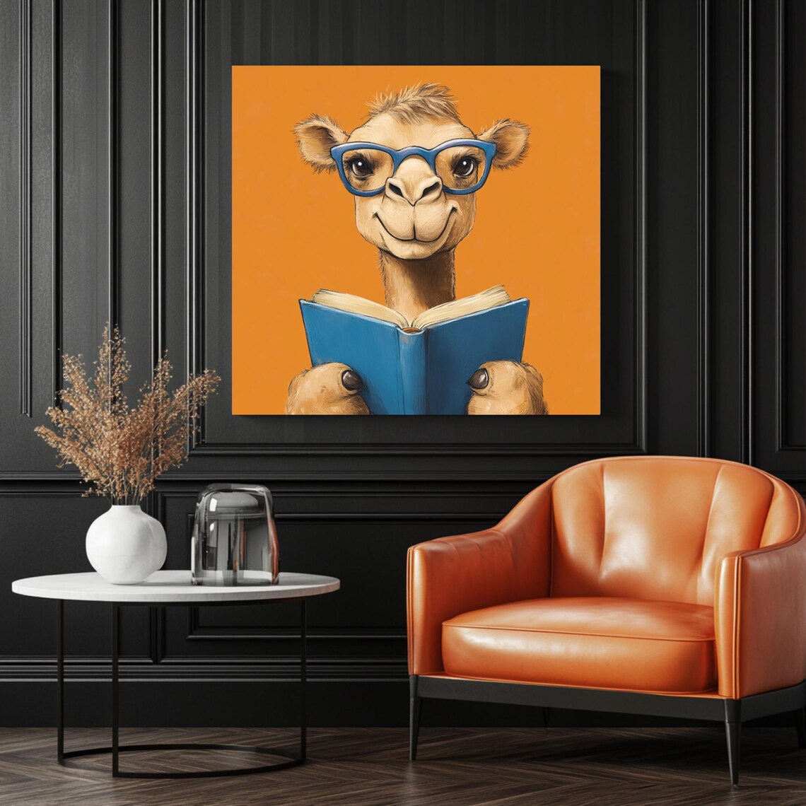 Camel With Glasses Poster, Funny Library Decor - Image 3