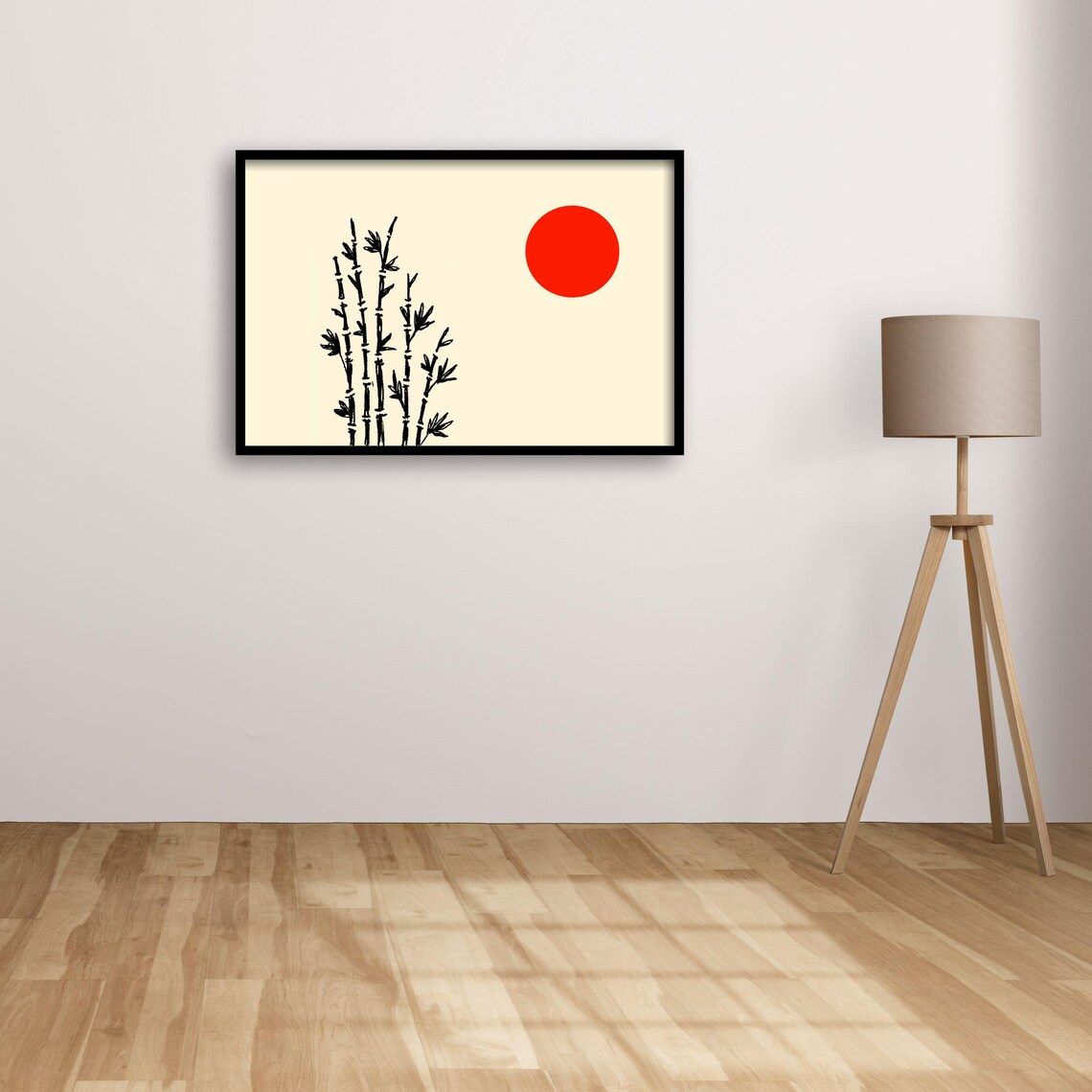 Bamboo Wall Art, Minimalist Zen Decor Poster - Image 2