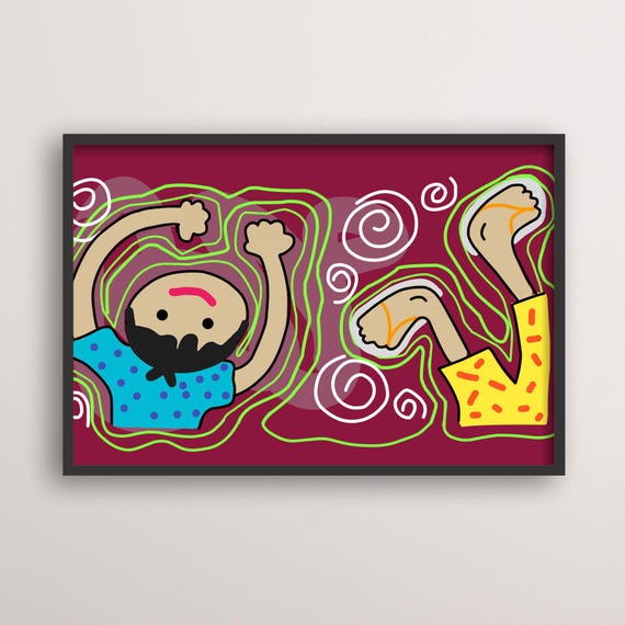 Whimsical Kid Art, Playful Nursery Poster