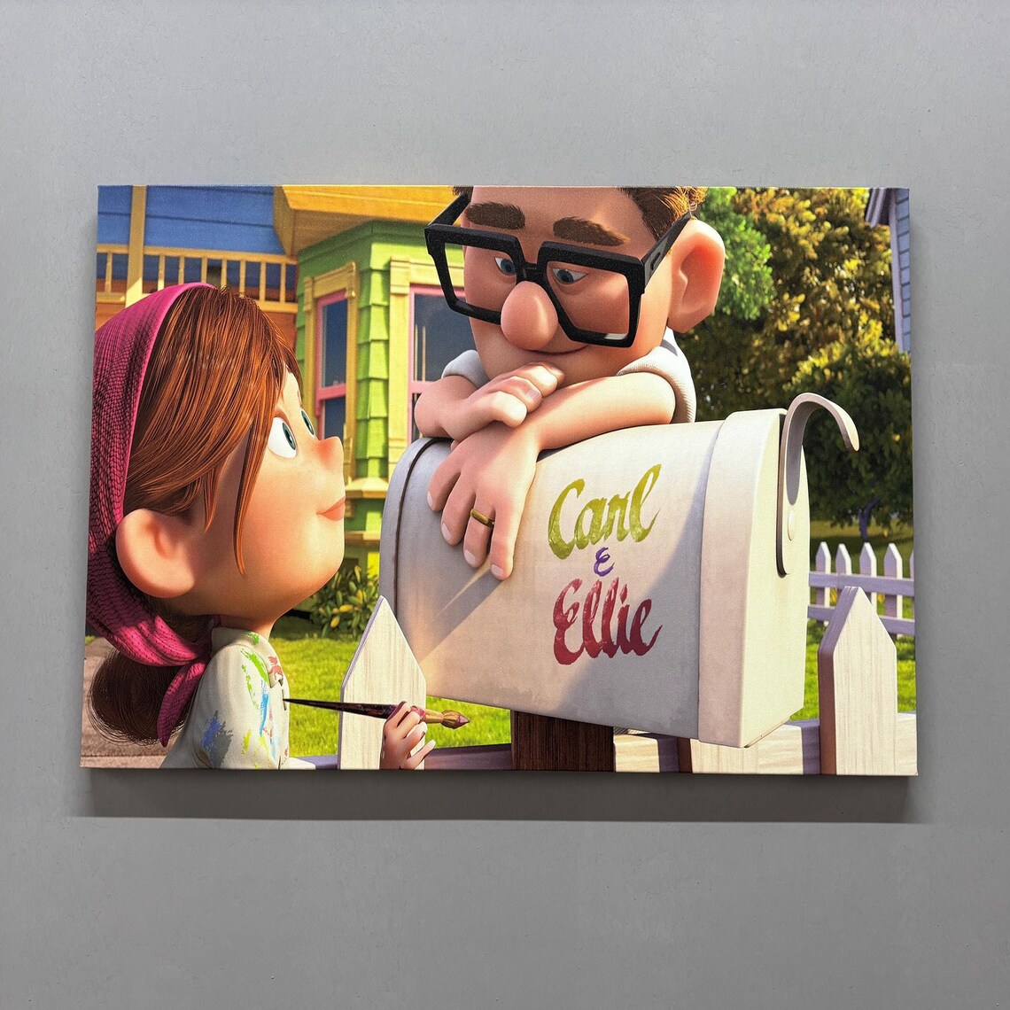Carl And Ellie Modern Glass Decor, Kitchen Decor