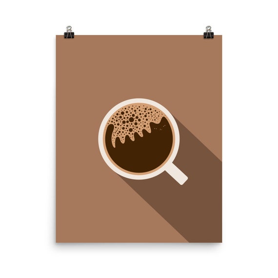Coffee Cat Art Print