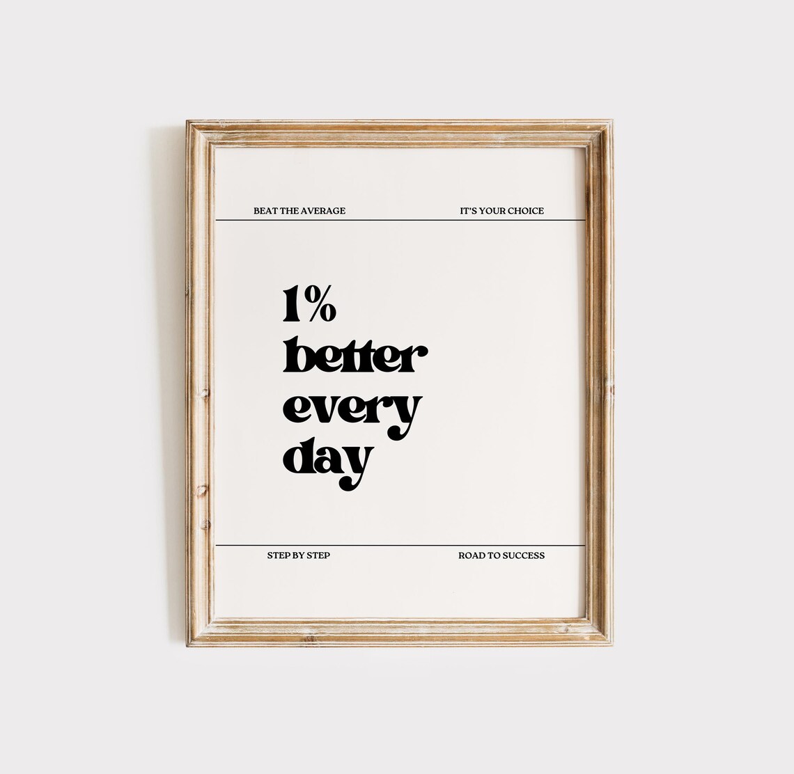 Better Everyday Dopamine Decor Motivational Quote Art Print