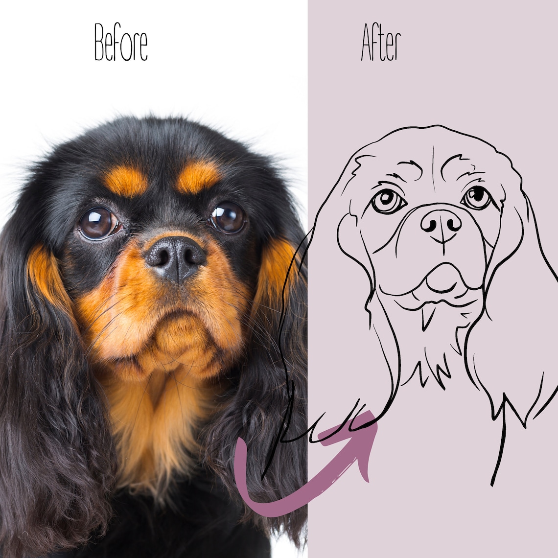 Watercolor Pet Portrait From Photo, Dog Painting - Image 3