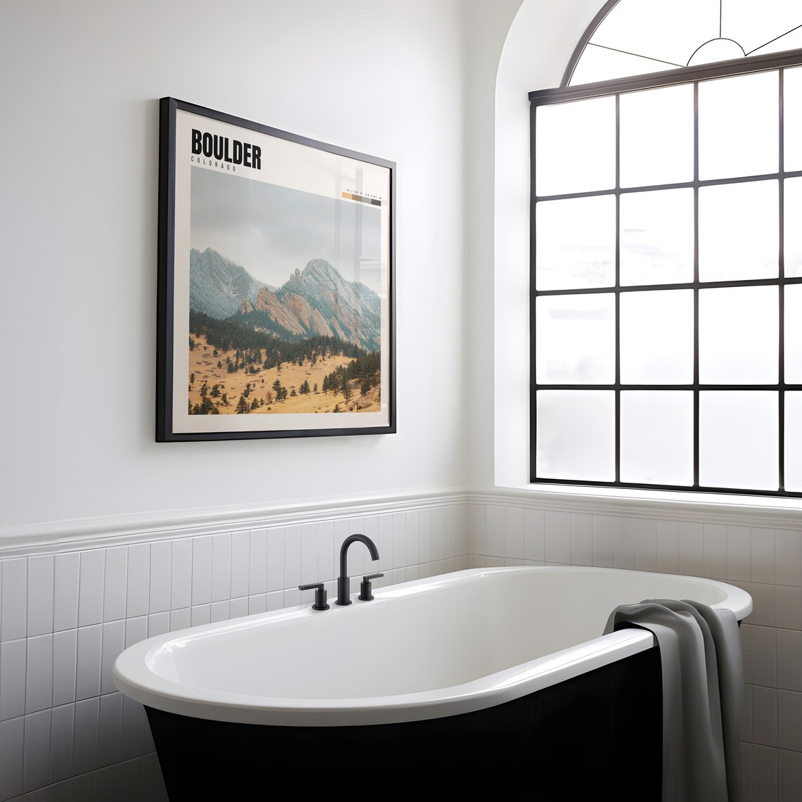 Boulder Colorado Travel Poster, Wall Art Print - Image 2