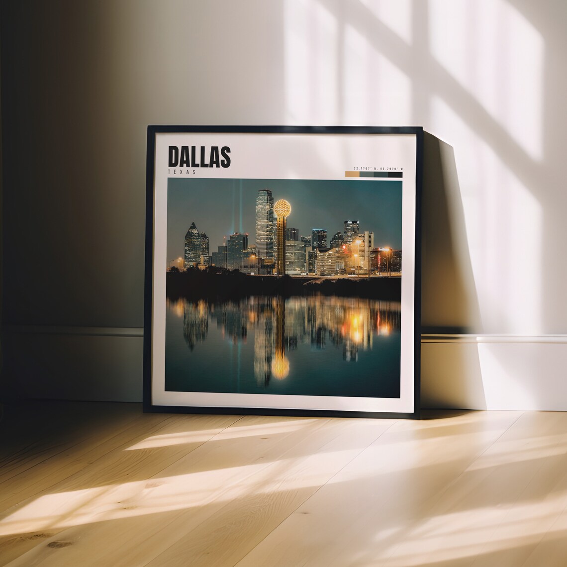 Dallas Texas Travel Poster, Wall Art Print - Image 3