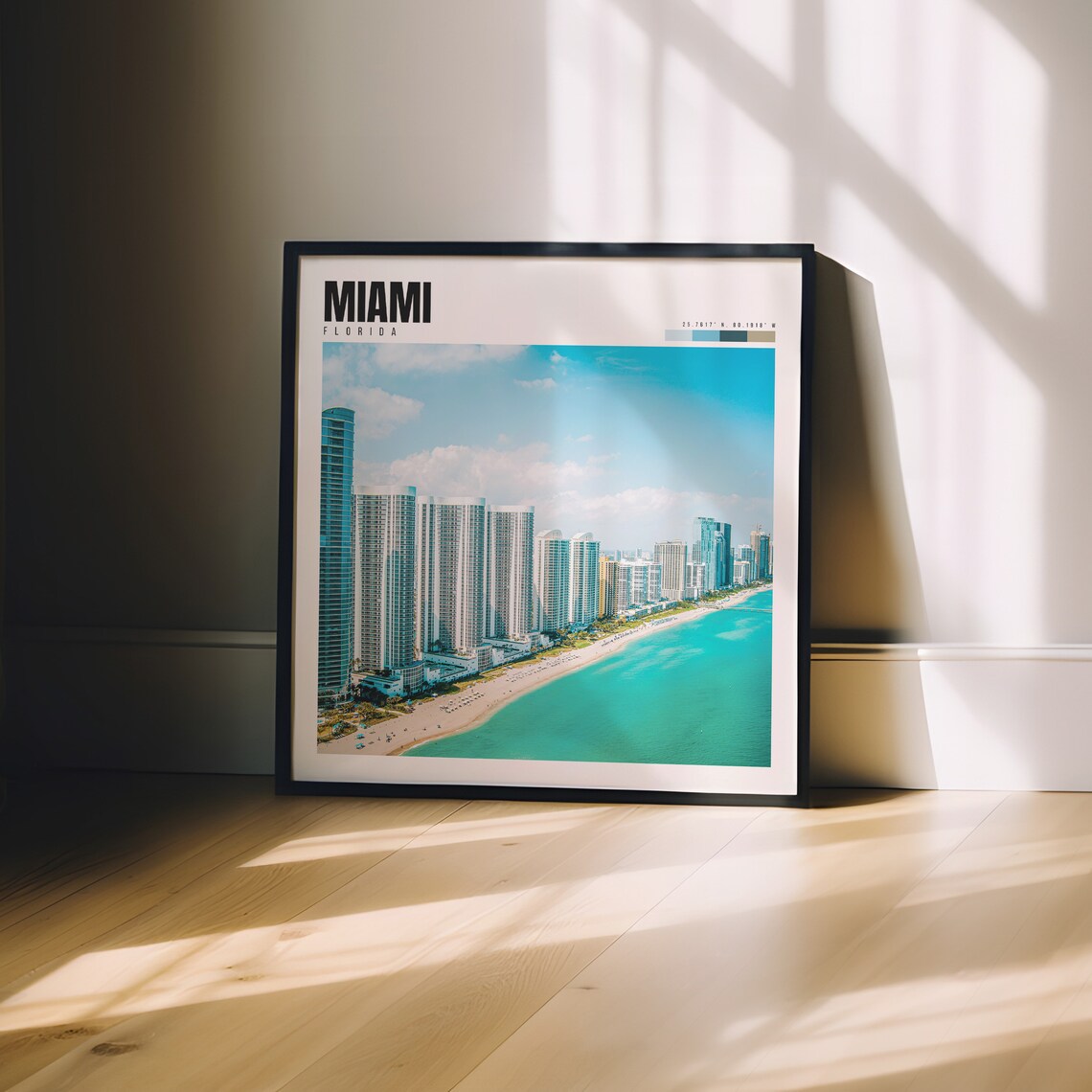 Miami Florida Travel Poster, City Photo Print - Image 3