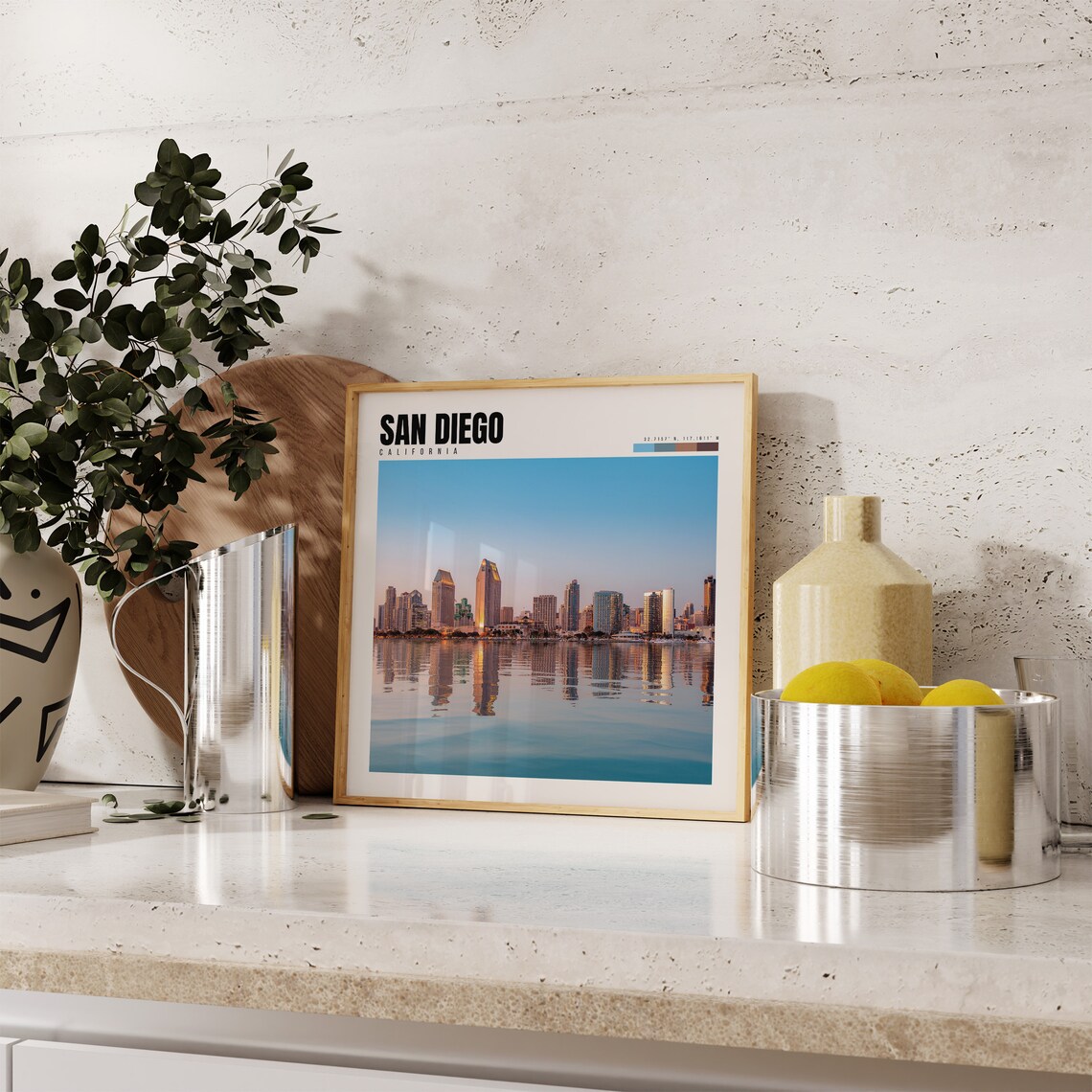 San Diego Travel Poster, California Wall Art - Image 4