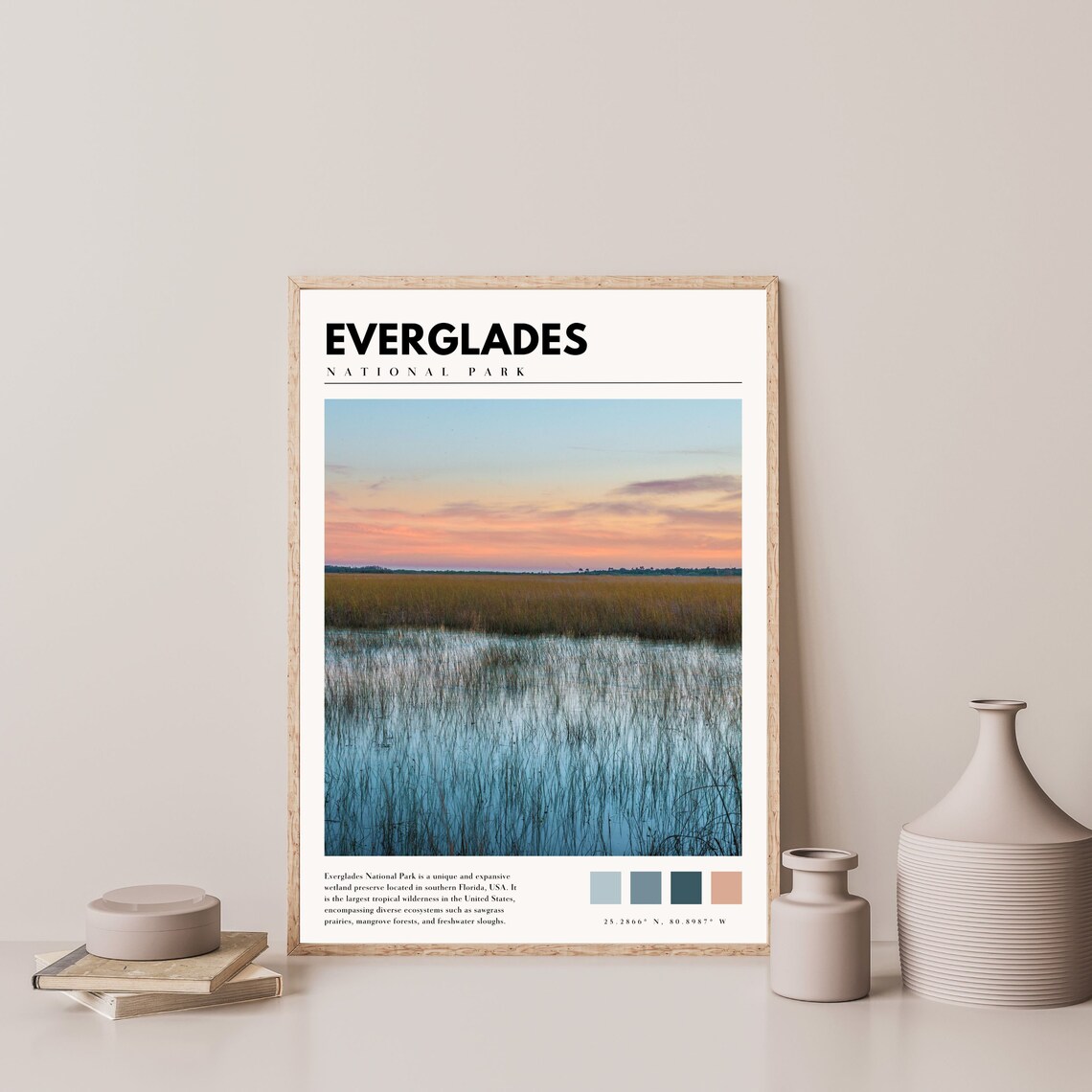 Florida Everglades National Park Travel Poster - Image 4