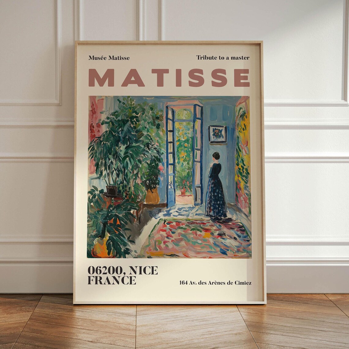Henri Matisse Exhibition Poster - Matisse-Style
