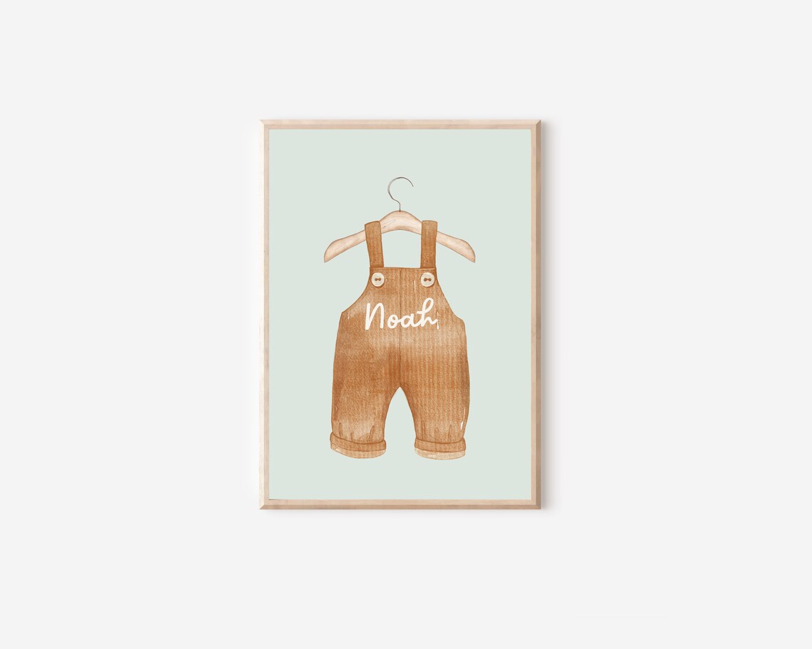 Personalized Baby Name Boho Nursery Art Print - Image 4