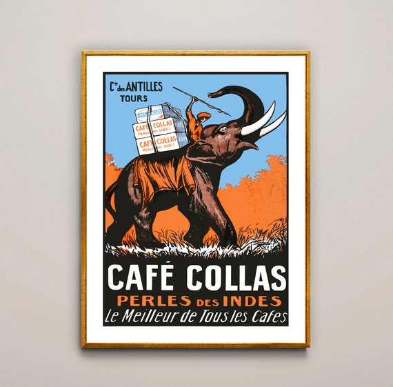 Cafe Collas Perles Des Indes Vintage Poster Print