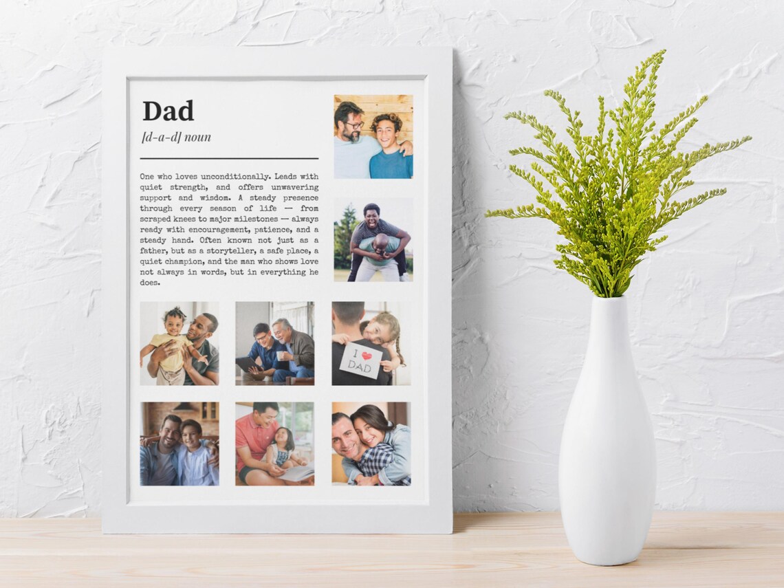 Personalised Dad Photo Collage, Fathers Day Gift - Image 2