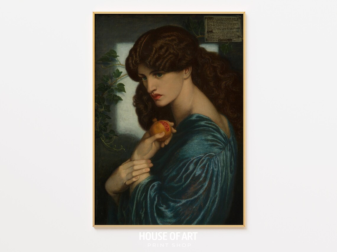 Vintage Roman Goddess Proserpina Art Print - Image 3