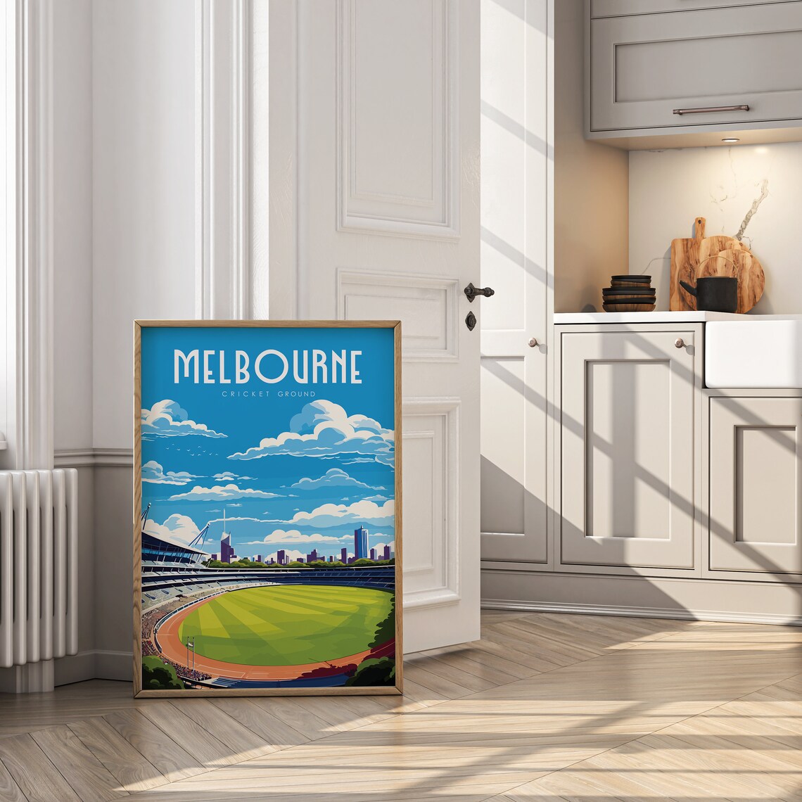 Melbourne Cricket Ground Cricket Poster, Sports Decor - Image 2