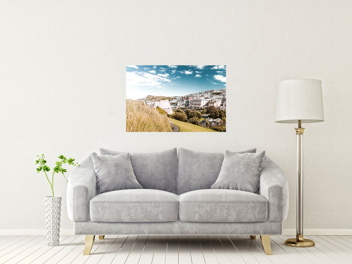 Ilfracombe North Devon Hillside Town Coastal View From Above Poster - Image 2