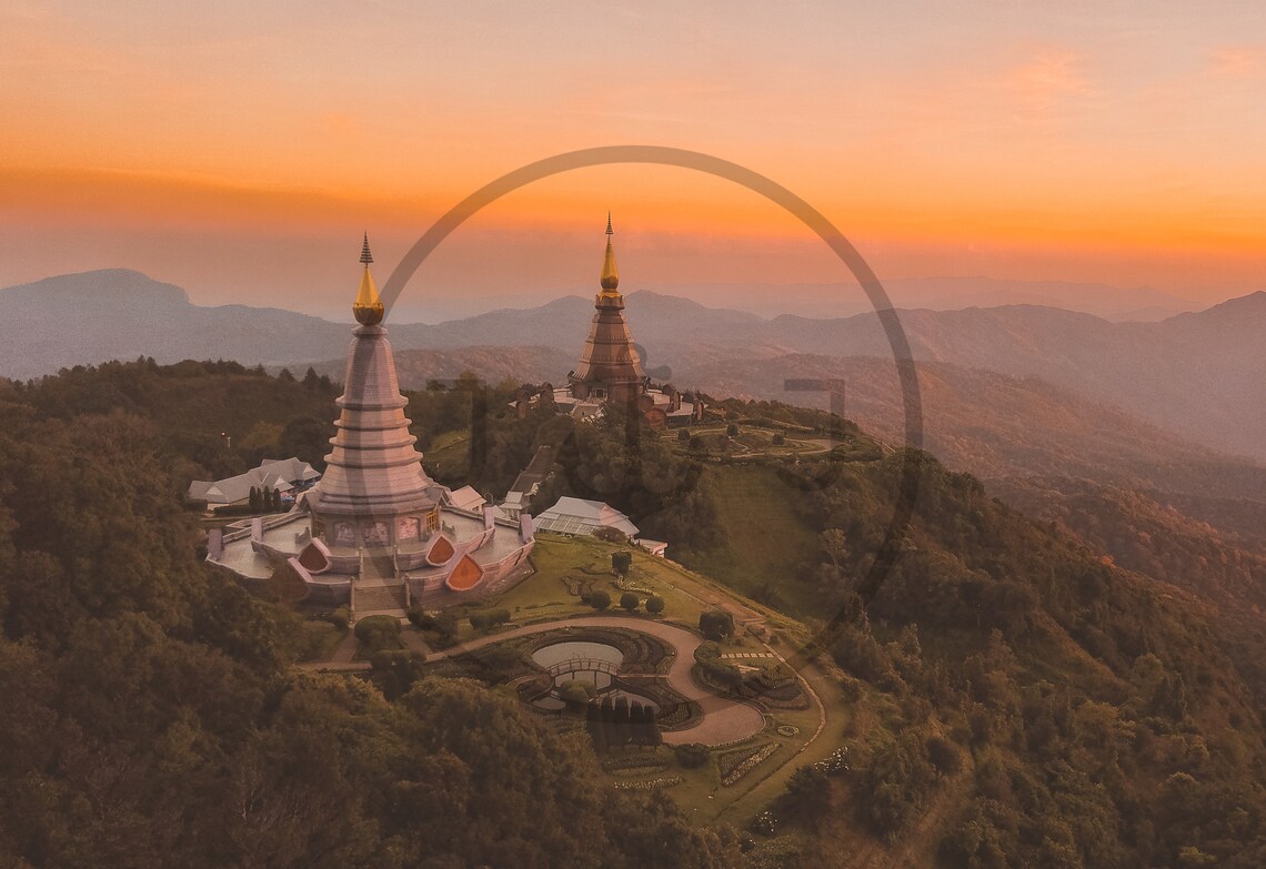 Ban Luang Tambon Of Chom Chiang Mai Thailand Limited Edition Print Photography Fine Art Wall Art Exclusive Print Posters Photo - Image 3