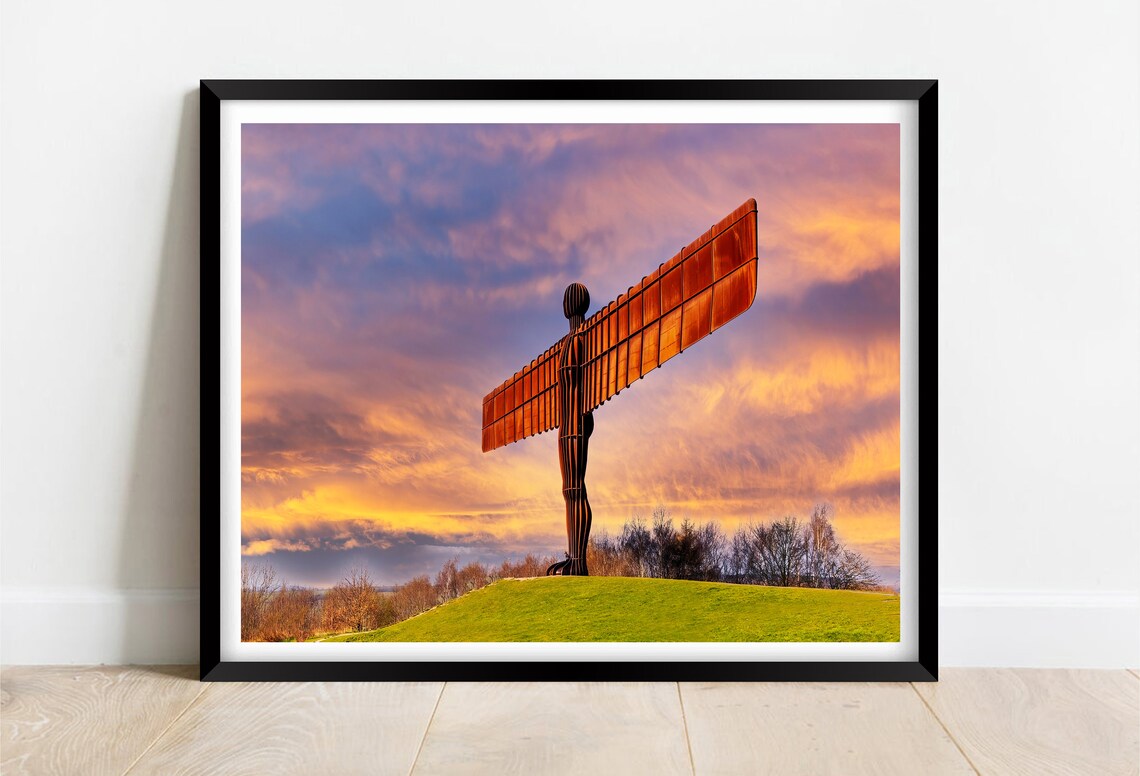 Angel Of The North Gateshead Travel Poster