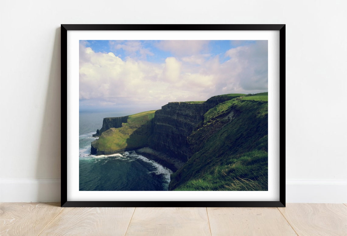 Cliffs of Moher County Clare Ireland Dramatic Sea Cliffs Poster