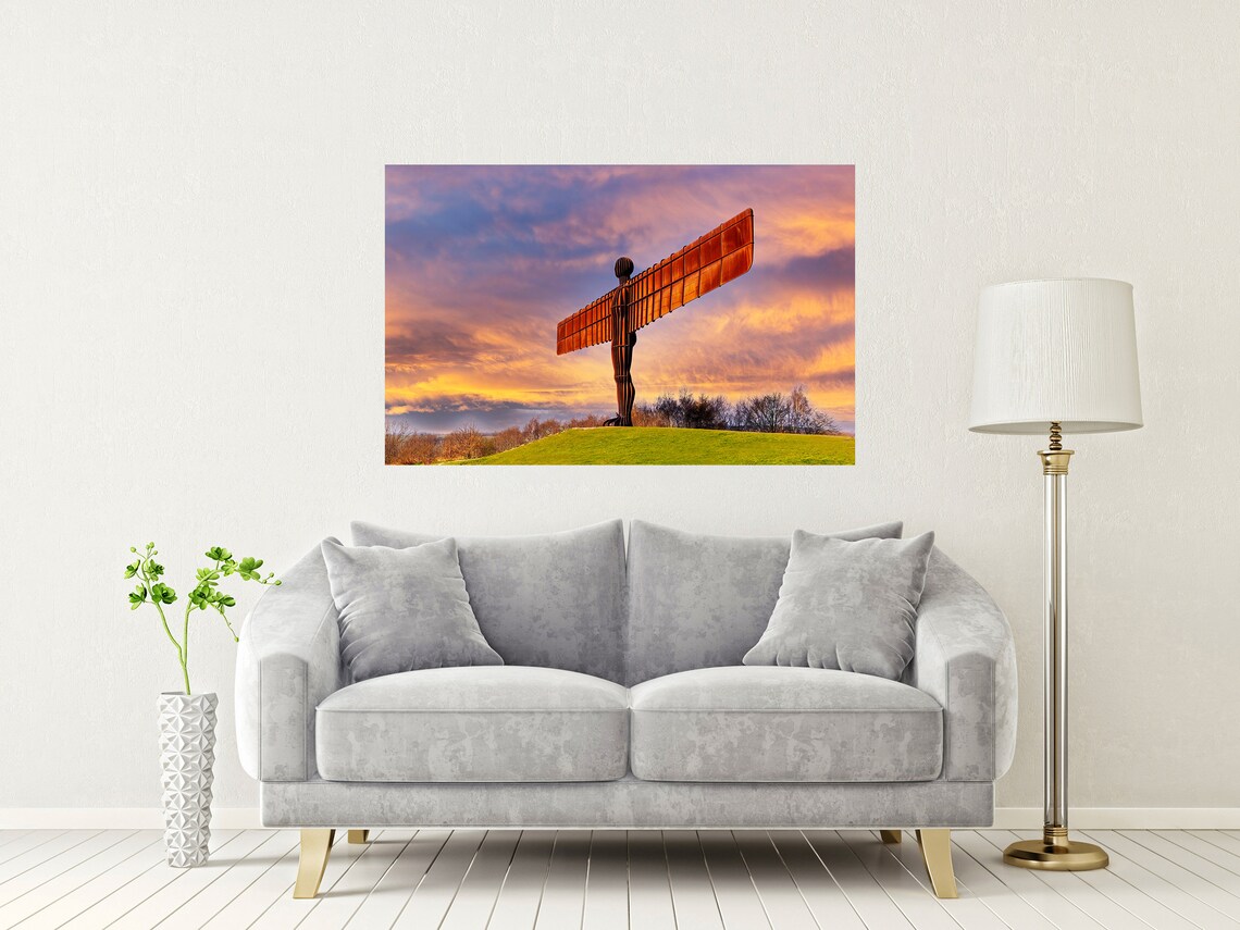 Angel Of The North Gateshead Travel Poster - Image 2
