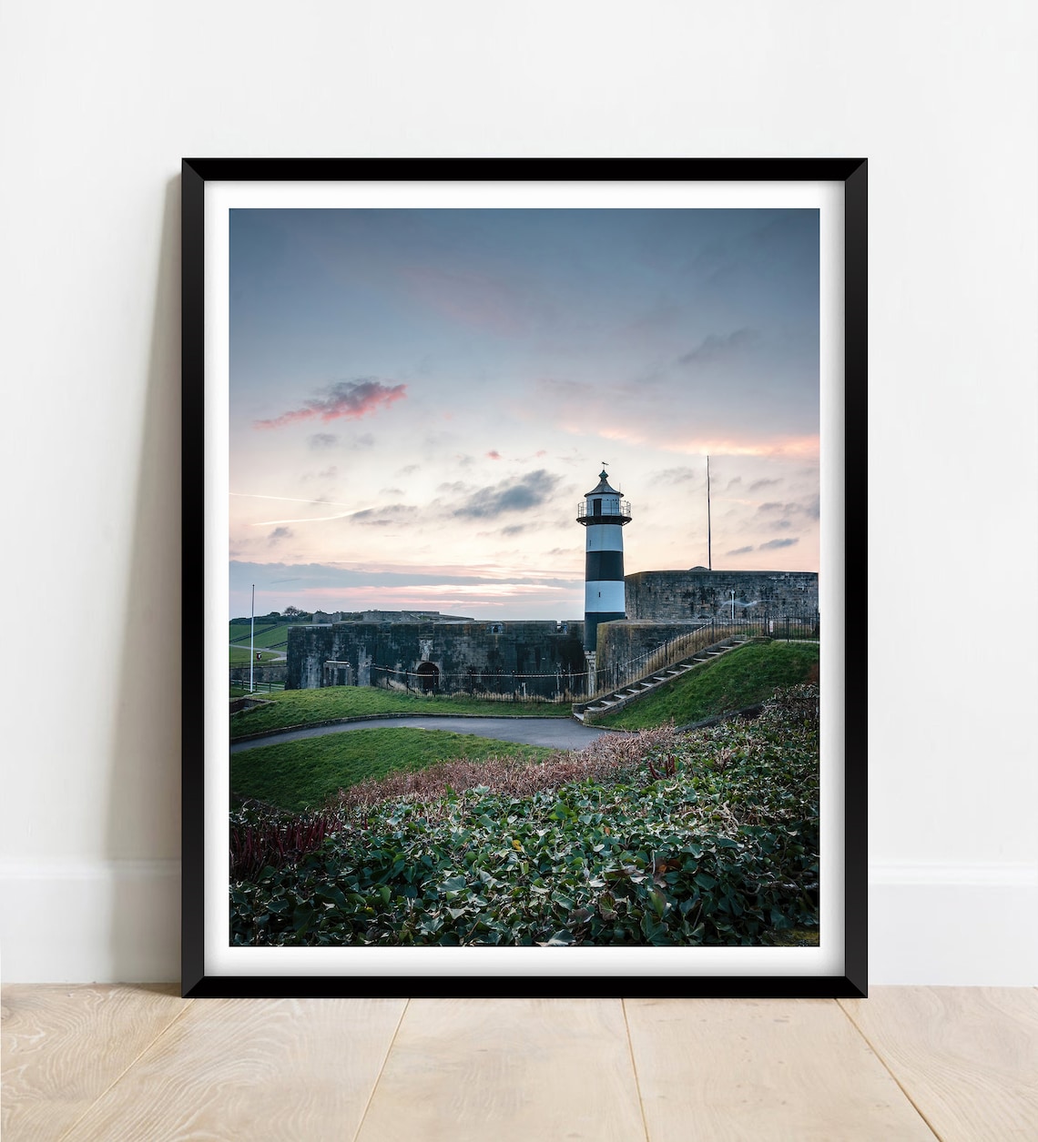 Southsea Castle Portsmouth Lighthouse Sunset Fortress Poster