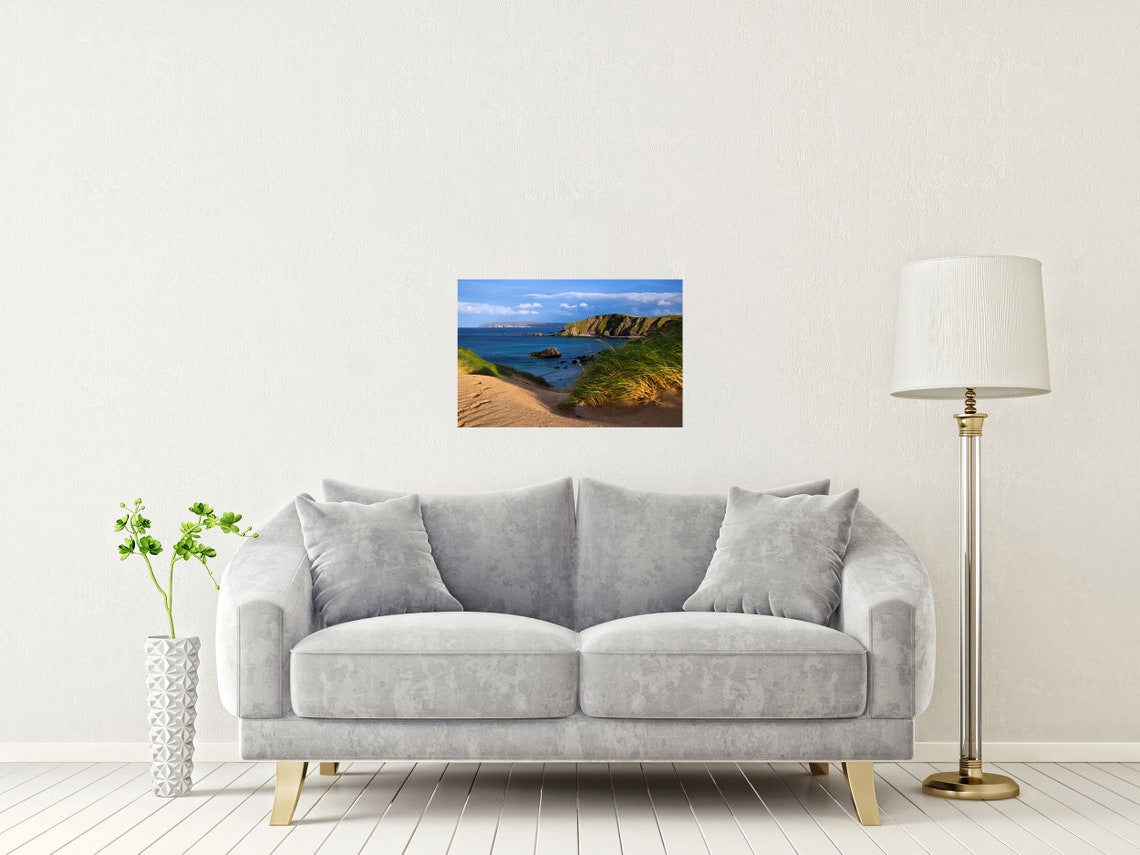 Balnakeil Beach Turquoise Sea Sand Dunes Near Durness Scotland Poster - Image 2