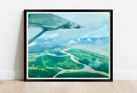 Drakes Bay Costa Rica From Above Limited Edition Print Photography Fine Art Wall Art Posters Photo Costa Rican Sunset Cri