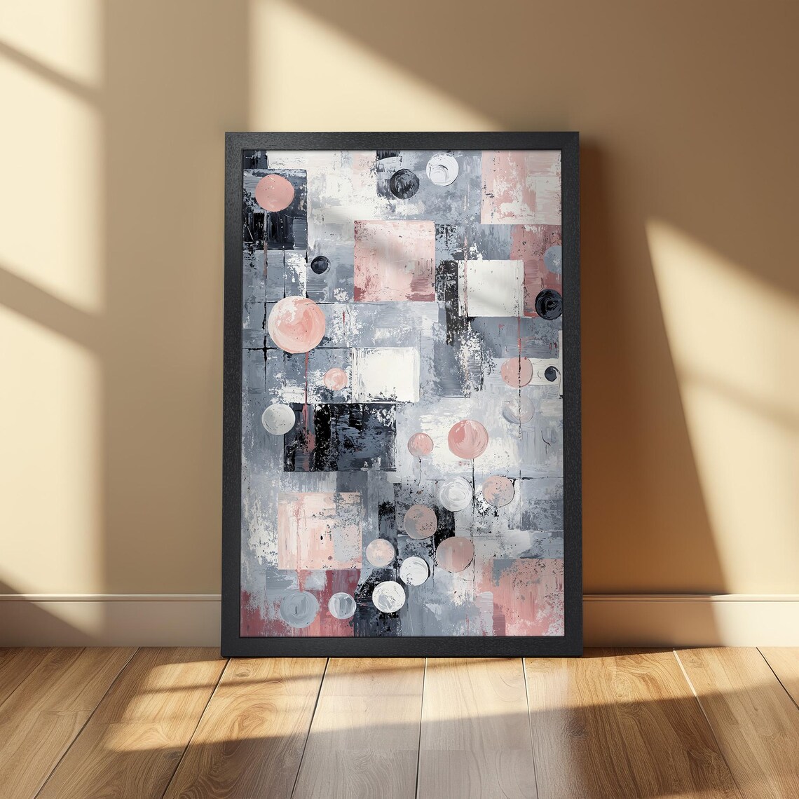 Abstract Geometric Poster - Pastel Minimalist - Image 2