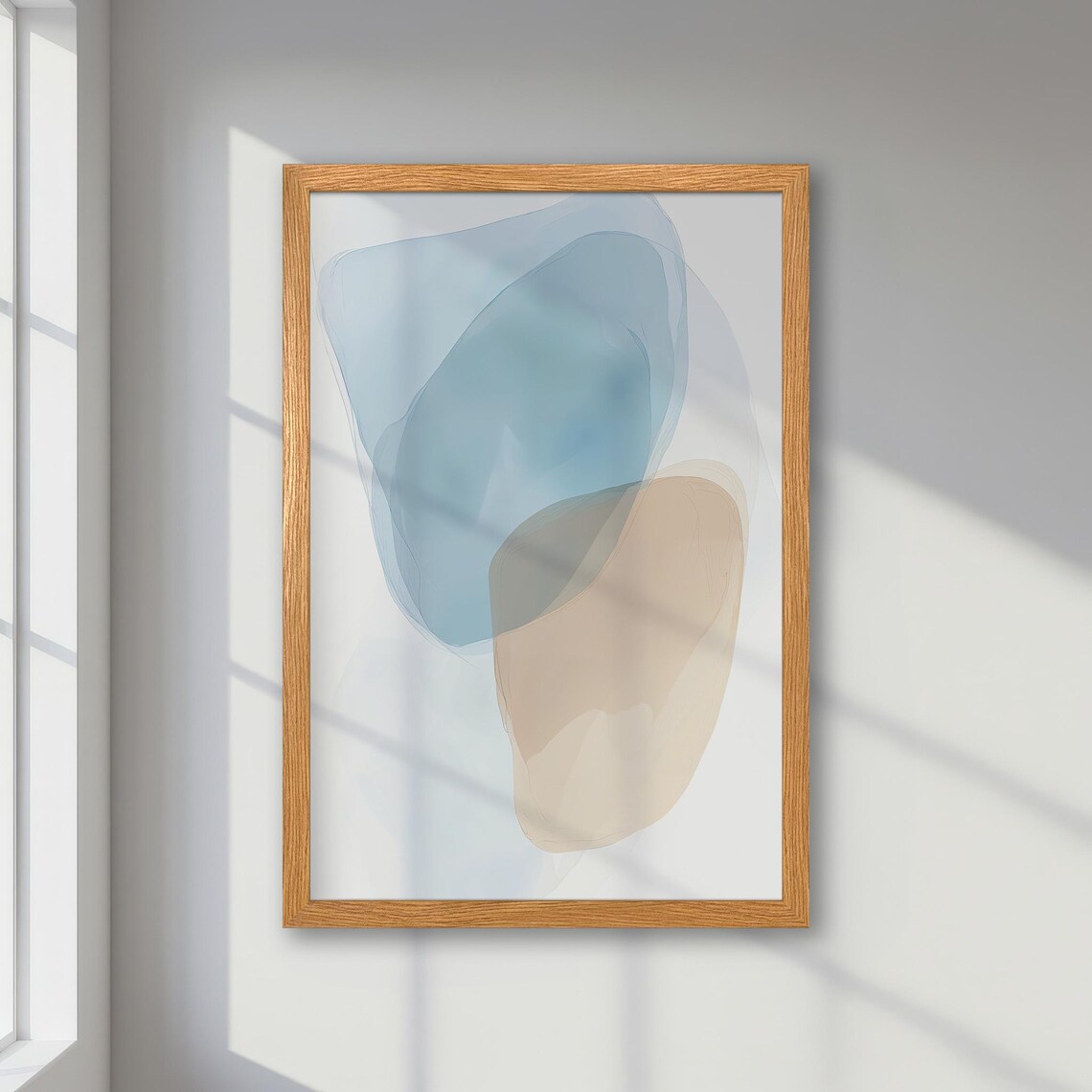 Abstract Poster, Modern Geometric Office Decor