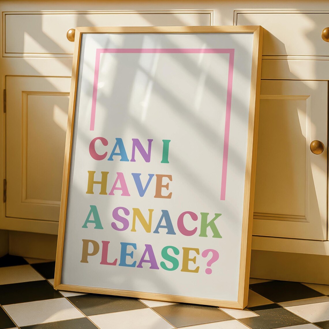 Can I Have A Snack Please Kitchen Humor Art Print
