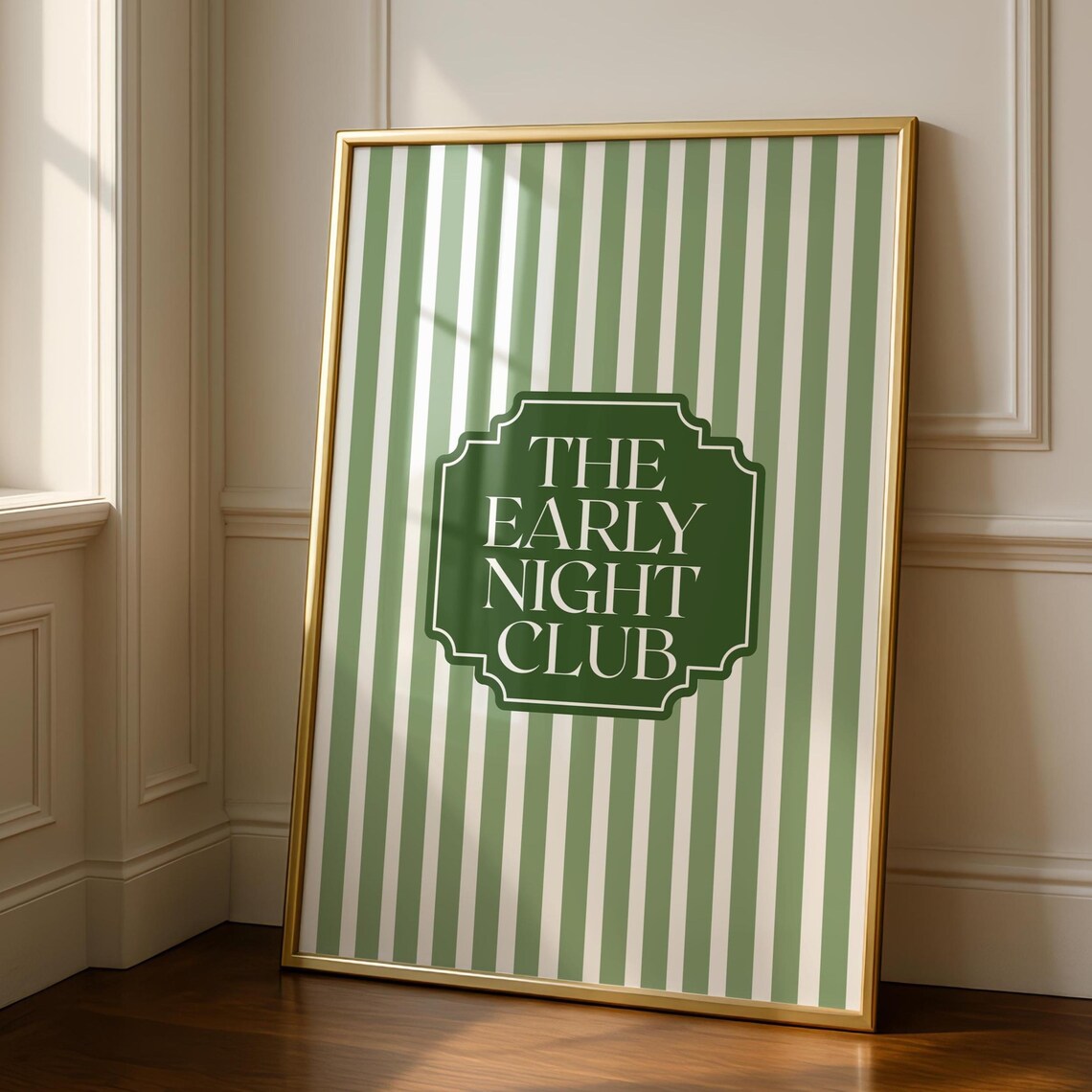 Early Night Club Bedroom Poster Print, Funny Decor