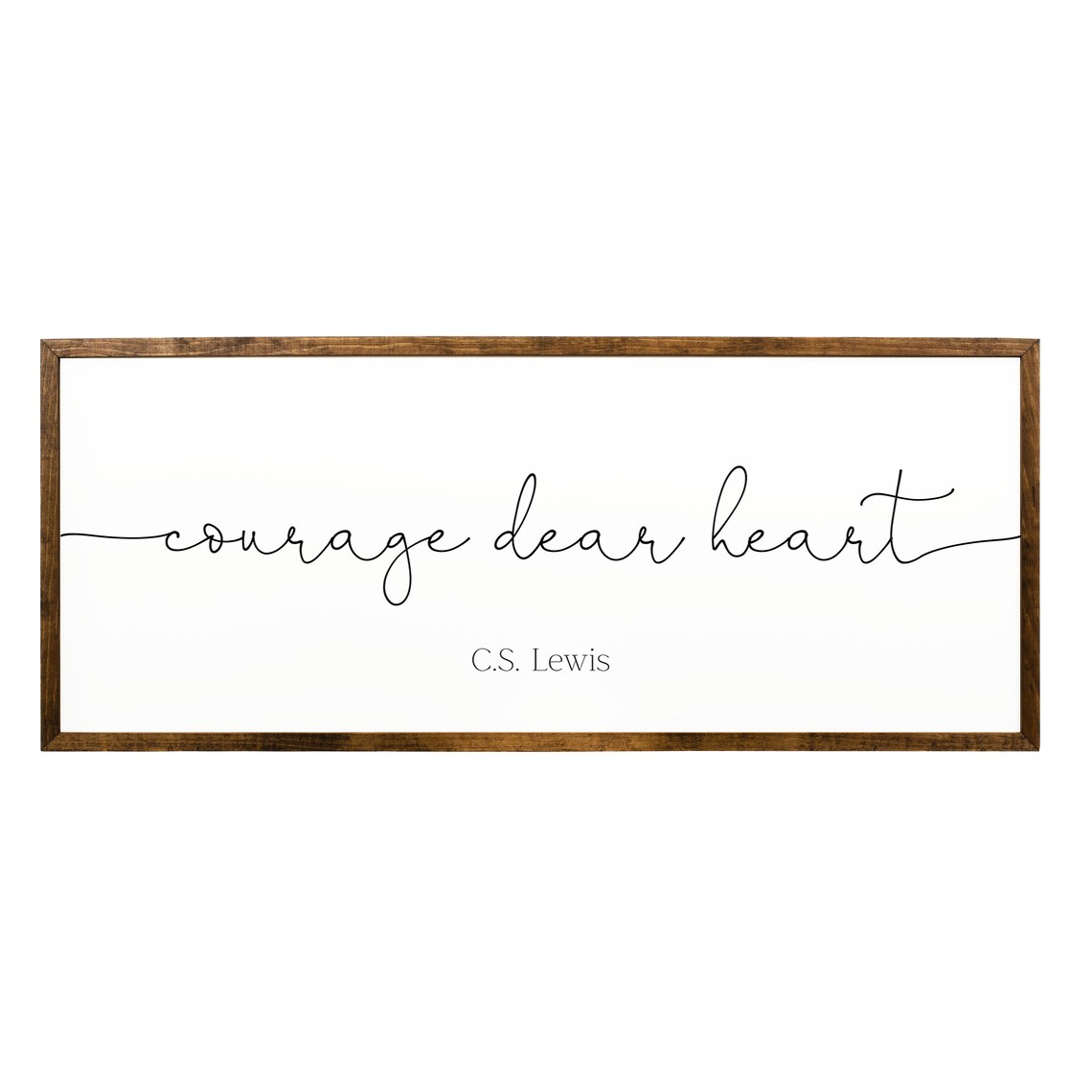 Courage Dear Heart, Farmhouse Nursery Art Print - Image 2