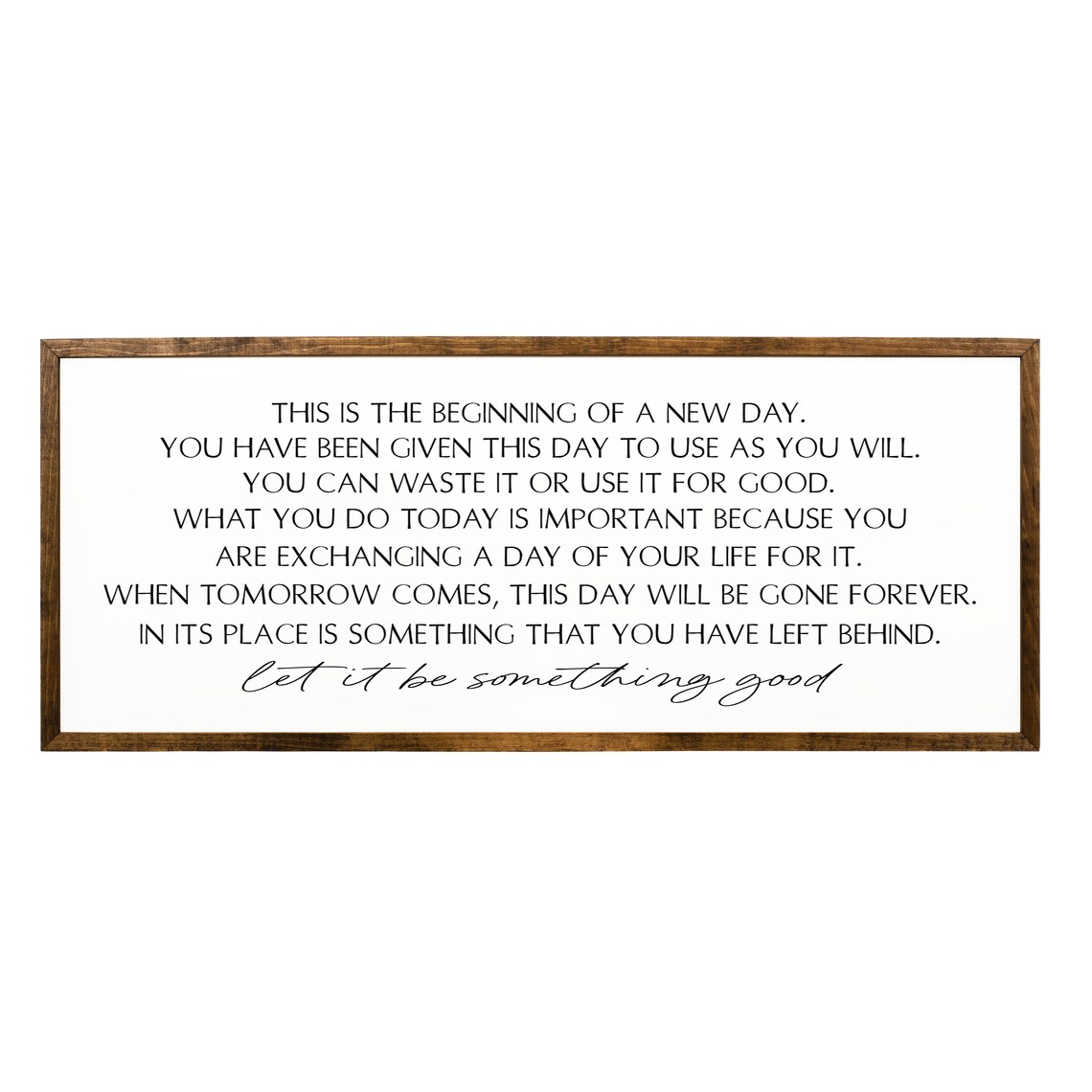 Today Is A Good Day Inspirational Farmhouse Art Print - Image 2