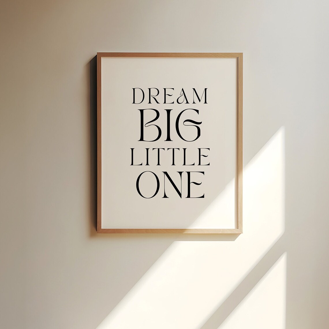 Dream Big Little One Nursery Minimal Decor - Image 2