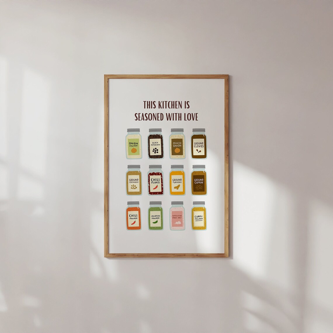 This Kitchen Is Seasoned With Love, Kitchen Quote - Image 3