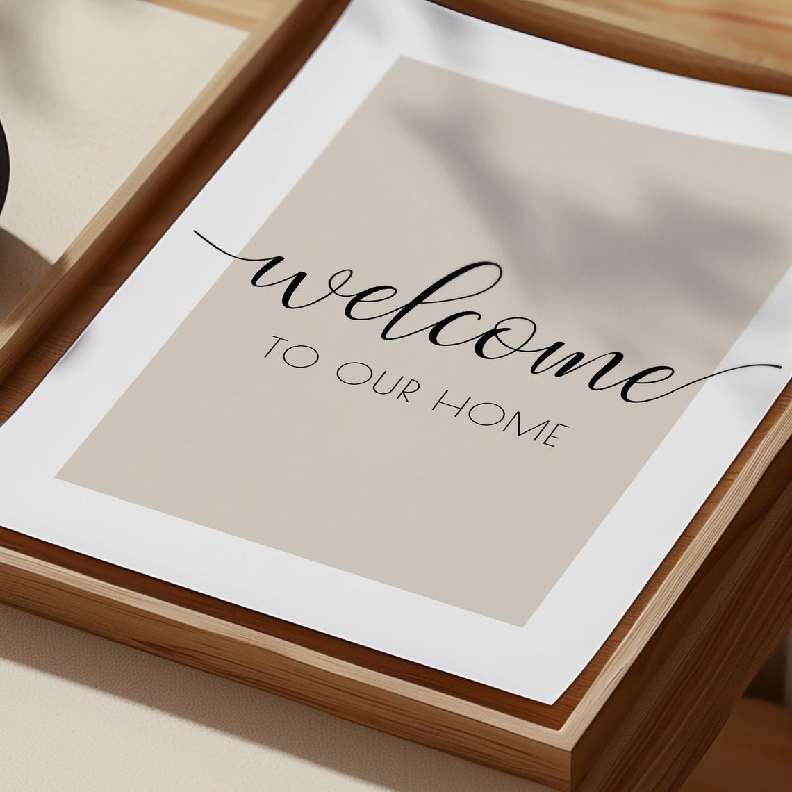Welcome To Our Home House Quote Art Print - Image 3