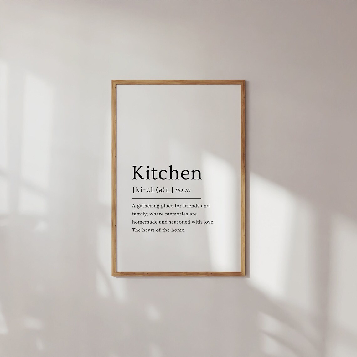 Kitchen Definition Wall Art, Minimal Poster Print - Image 3