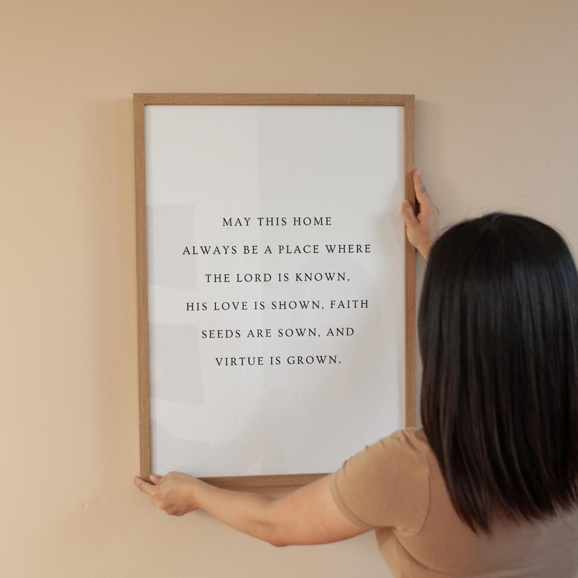 May This Home Christian Quote Christian Entryway Wall Art Faith Print Christian Wall Art Entryway Quote Family Quote Print Home Decor