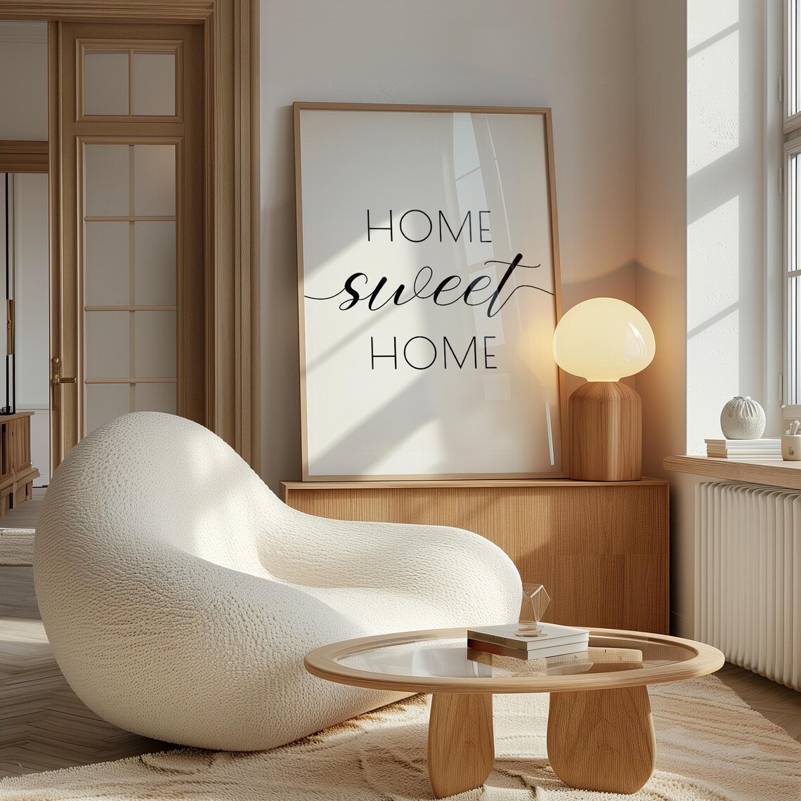 Home Sweet Home Quote, Living Room Decor - Image 2