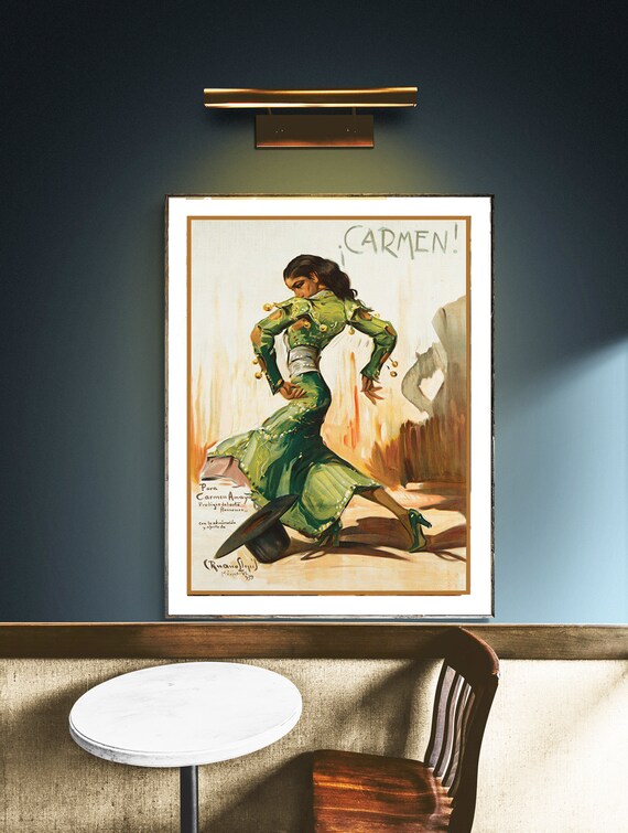 Carmen Opera Vintage Entertainment Poster Print