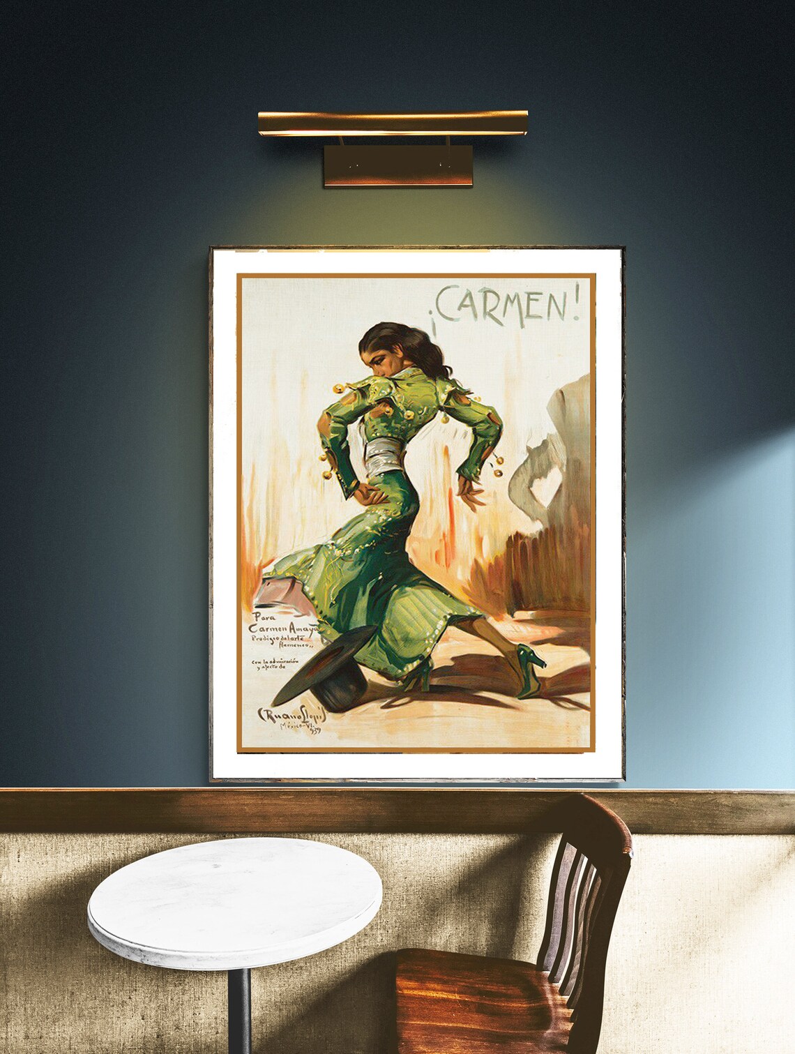 Carmen Opera Vintage Entertainment Poster Print